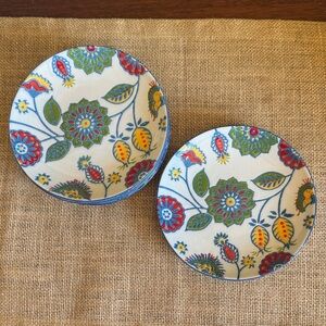 Tabletops Gallery Lana Pattern 5 Appetizers-Bread Butter Plates 6” Floral